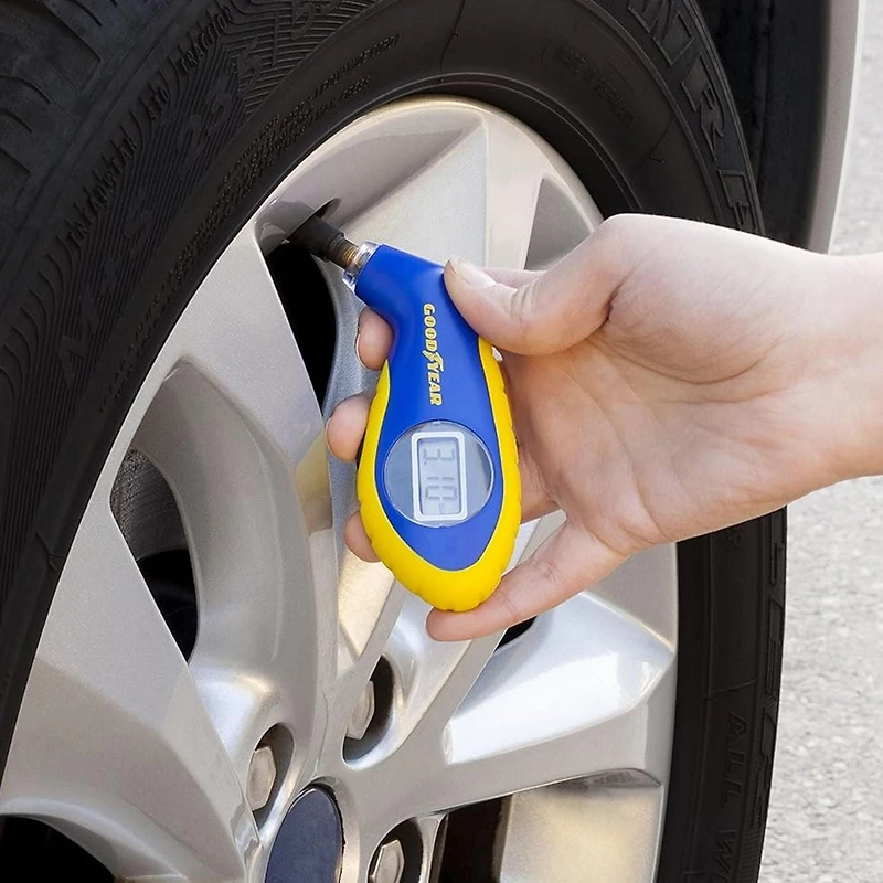 JAUGE À PRESSION DIGITALE À DEL Jauge numérique des pneus de Sport(5-150 psi)