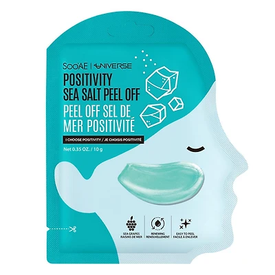 Soo'AE Universe Positivité Sel de Mer Peel Off