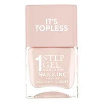 Nails Inc It's Topless Renee 1 Step Gel Manicure Nail Polish, 1 Step Gel Manicure Nail Polish