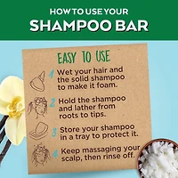 Garnier Whole Blends Shampooing Solide hydratant à la Noix de Coco et Aloès pour cheveux normaux, Emballage zéro plastique, sans silicone, sans agents de conservation, sans savon ni pigments, avec hui