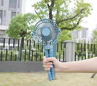 Ventilateur flexible personnel rechargeable Mainstays, bleu