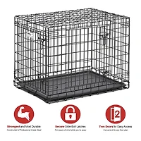 MidWest Ultima Pro cage pliante en métal pour chien double porte