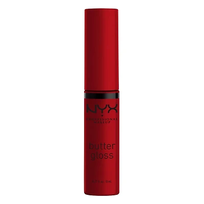 NYX Professional Makeup Gloss au Beurre, Brillant à Lèvres, 8 mL gloss, couvrance moyenne