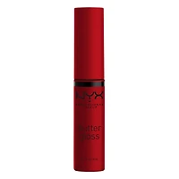 NYX Professional Makeup Gloss au Beurre, Brillant à Lèvres, 8 mL gloss, couvrance moyenne