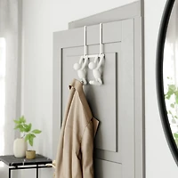 BUDDY HOOK - Patère murale ou dessus de porte avec 2 crochets