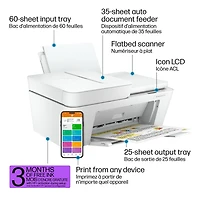 HP Deskjet 4252e All-in-One Printer, w/ 3 months free Instant Ink, HP DeskJet 4252e