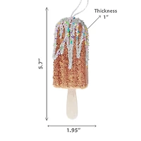 Gingerbread Popsicle Ornament - Set of 12, Christmas Ornaments