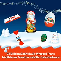 KINDER 2025 Calendrier de l'Avent, 24 Chocolats Assortis, Édition Classique, 182g 182G