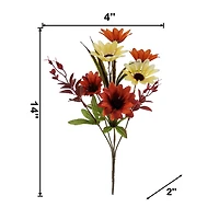 Boutonnière artificielle mixte de marguerites intérieure Mainstays de 35,56 cm, couleur orange MAINSTAYS PL MARGUERITE ORANGE