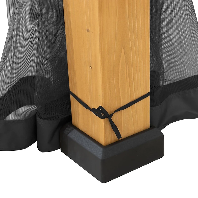 Sunjoy Mosquito Netting for 12 ft. ×20 ft. Gazebos