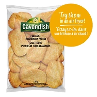 Galettes de pommes de terre classique format club des Fermes Cavendish | Fait au Canada | Fière entreprise canadienne CF Patties