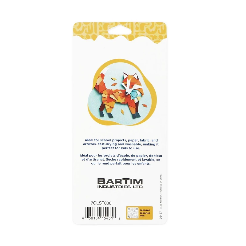 TINY HANDS Bâton de colle artisanale, lavable, séchage rapide, 25 g, 3 ans et plus, enfants, papier, tissu GLUE STICK 25G