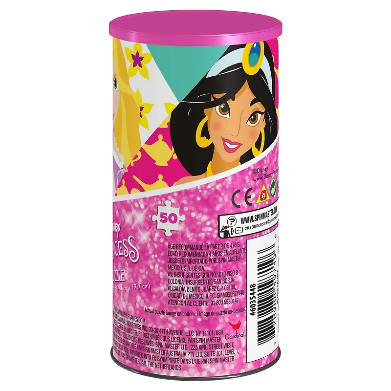 Puzzle Disney Princess 48 pièces en tube