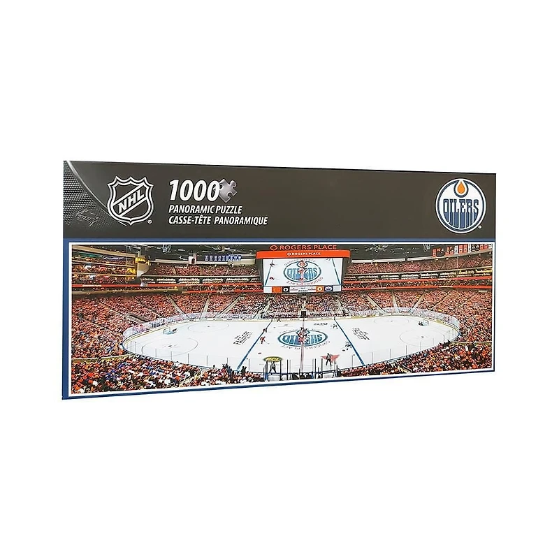 Masterpieces Puzzle Company Edmonton Oilers  - 1000 Piece Panoramic Jigsaw Puzzle