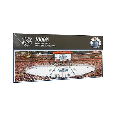 Masterpieces Puzzle Company Edmonton Oilers  - 1000 Piece Panoramic Jigsaw Puzzle