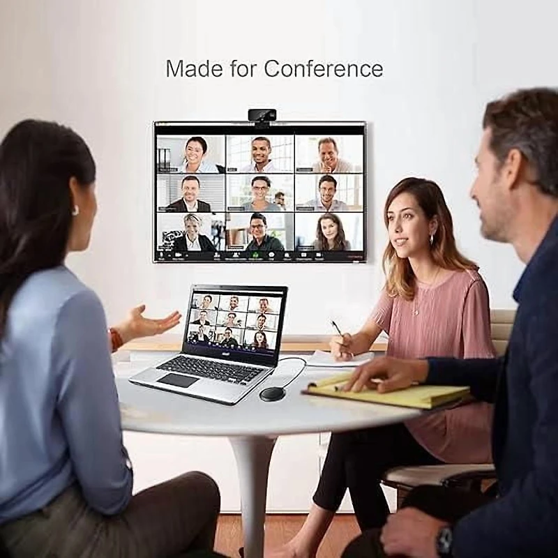 Microphone de table USB omnidirectionnel Xtream M3 pour réunions et visioconférences