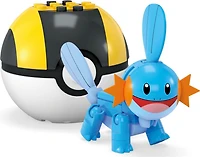 MEGA Pokemon Mudkip Building Toy Kit, Poseable Action Figure (31 Pieces) for Kids