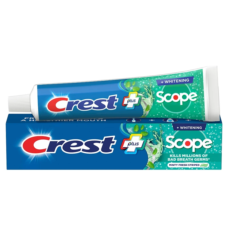 Crest Complete Whitening Plus Scope Minty Fresh Toothpaste, 120 mL