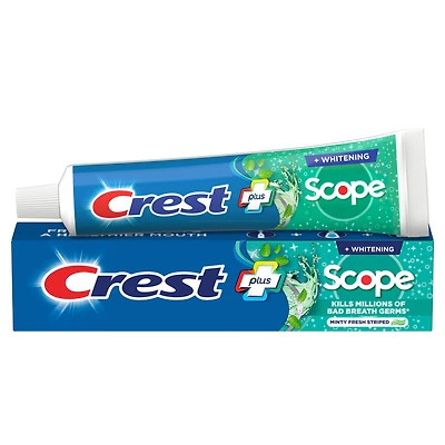 Crest Complete Whitening Plus Scope Minty Fresh Toothpaste, 120 mL