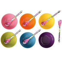 French Bull - Ensemble de mini bols 4" 6 pièces - arc-en-ciel