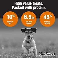 PureSnacks Duck Jerky Dog Treats