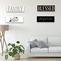 Artissimo Designs Family Assortment - Toile imprimée - 36 x 12 x 1,25 D