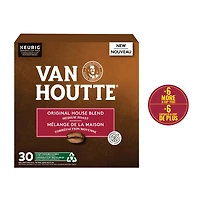 Capsules K-Cup de café Mélange de la maison Van Houtte, torréfaction moyenne 30 unités