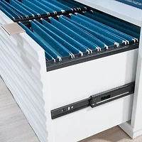 Sauder La Collection Morgan Main Bibliothèque, Finition White, 434924