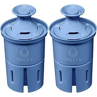Filtre de rechange Brita Elite, réduit plus de 30 contaminants tout en conservant les minéraux sains, certifié par la WQA pour la réduction du plomb, des microplastiques, du chrome et du chlore, dure 2 filtres par boîte