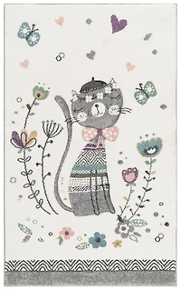 SAFAVIEH Carousel Kids Eugene Sleeping Kitten Area Rug