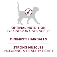 Purina ONE +Plus Chats Âgés 7+ Poulet, Nourriture Sèche pour Chats 1,8 kg 1,8kg