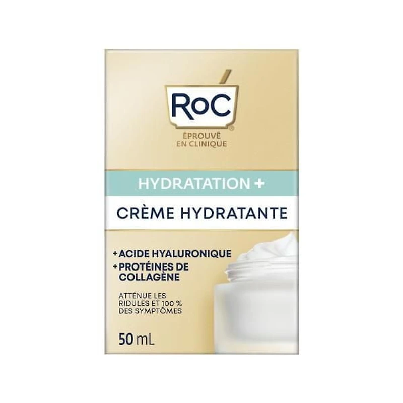 RoC Skincare - Hydratation + Moisturizer®️ - + Acide Hyaluronique + Protéine de Collagène - 48gm RoC Skincare