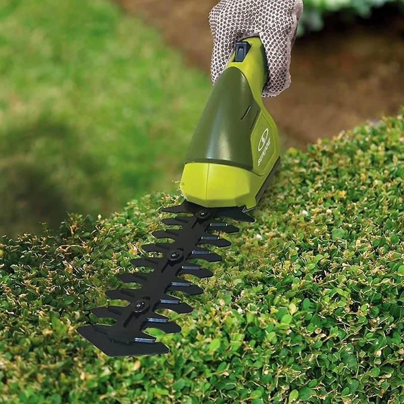 Sun Joe Taille-haie/Taille-gazon sans fil 7,2 V Lithium-Ion, Vert