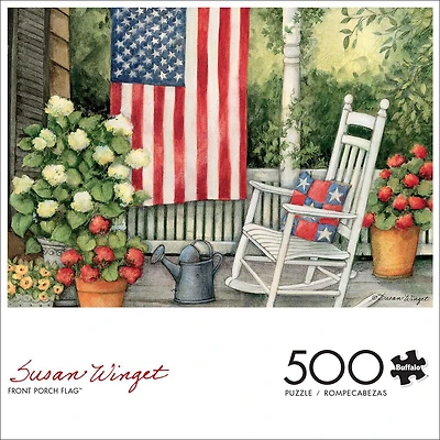 Buffalo Games - Le puzzle Americana series - Front Porch Flag - en 500 pièces