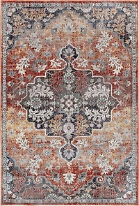 Pescara Blue and White Woven Area Rug