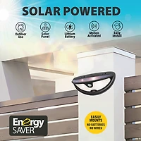 Bell + Howell Bionic Wall Light Max 2 Pack Solar Powered Motion Activated Outdoor Security Lights