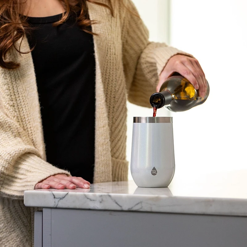 TAL Stainless Steel Wine Tumbler 12 fl oz, Mint, Water Bottle