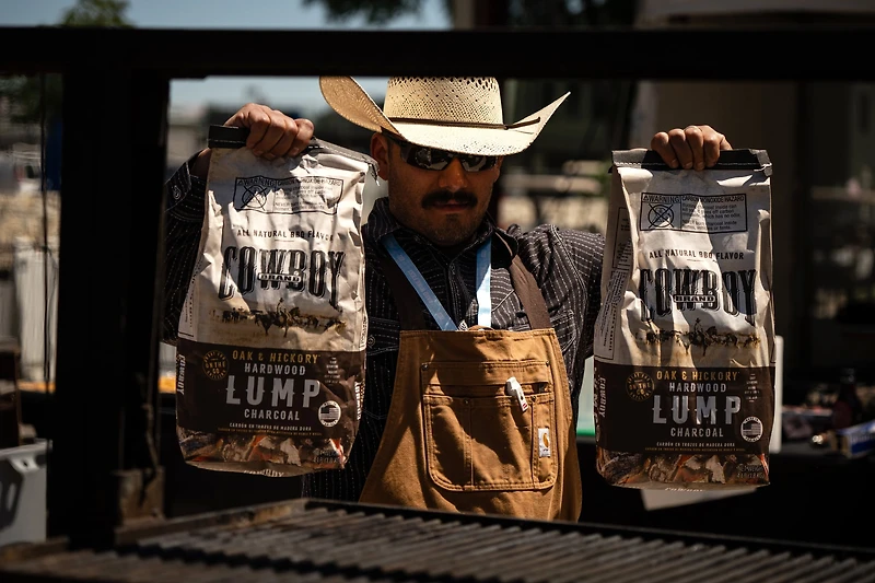 Cowboy Oak and Hickory Lump Charcoal 8.8 lbs