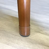 Super Sliders Universal Clear Leg Tips with Felt 8pcs, Leg Tips with Felt