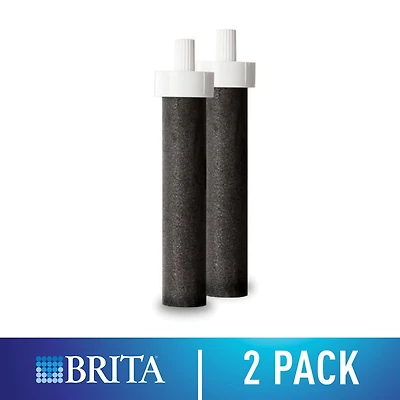 Brita Water Filter Bottle Replacement Filters, BPA-Free Filter,, 2 Count