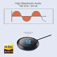 Microphone de table USB omnidirectionnel Xtream M3 pour réunions et visioconférences