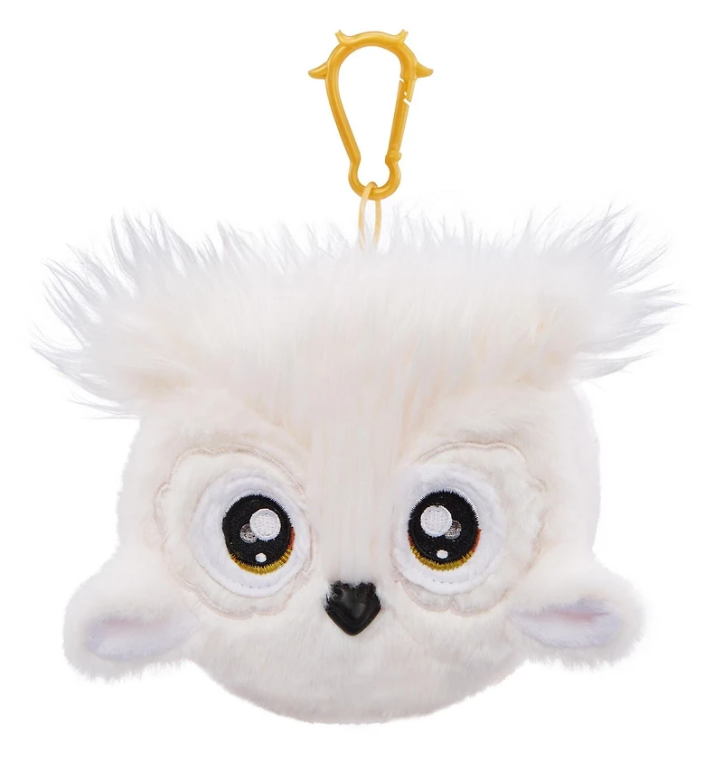 Poupée-mannequin Na Na Na Surprise de série Cozy, Evie Von Hoo, de 7,5 po (19 cm), inspirée d'un harfang des neiges avec cheveux blancs