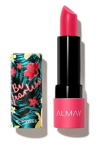 Almay Lip Vibes Hypoallergenic Cream Lipstick with Shea Butter, 1 Lipstick, Lip Vibes
