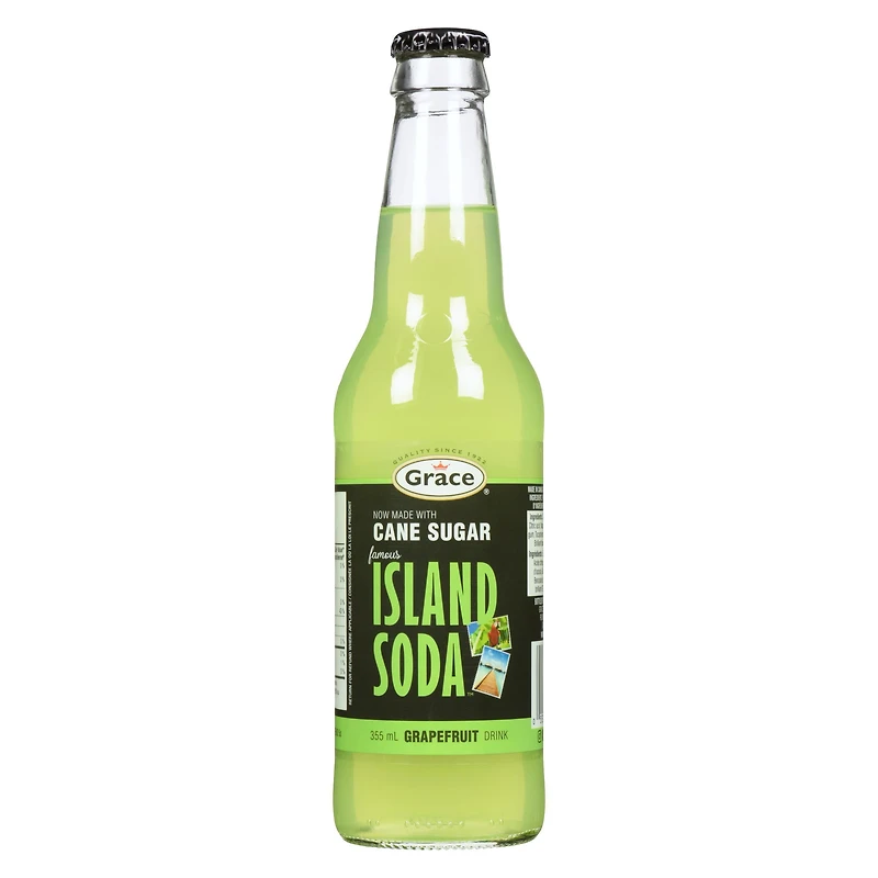 Boisson au pamplemousse Famous Island Soda de Grace