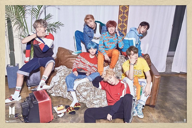 BTS - LOVE YOURSELF ? 'Her' Wall Poster, 22.375" x 34" Framed