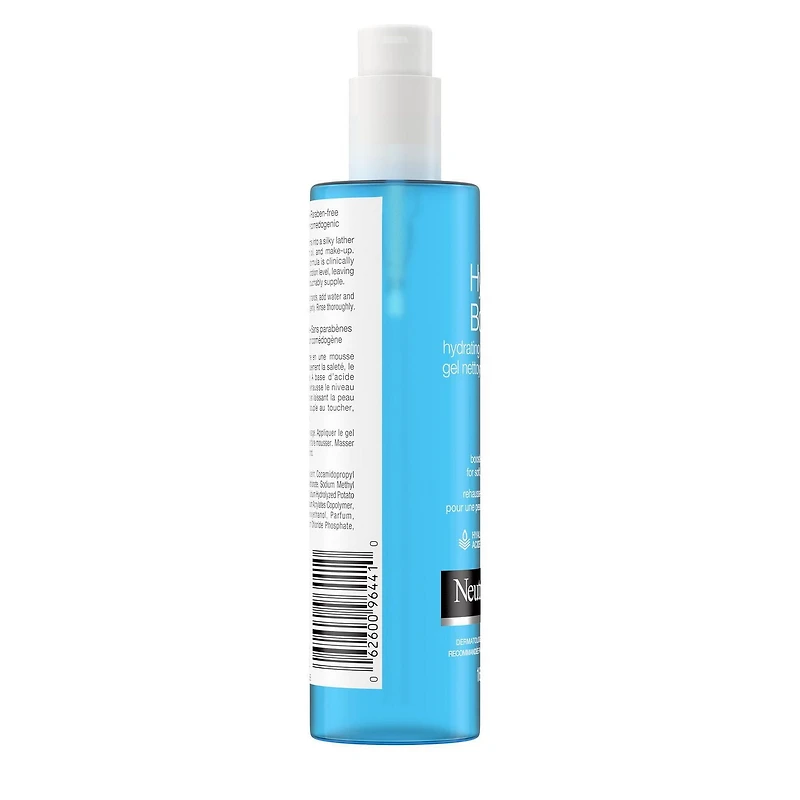 Neutrogena Hydro Boost Gel nettoyant Visage, 160mL