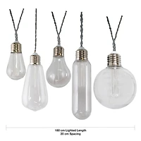 Lampes à guirlande solaire avec filament spécial