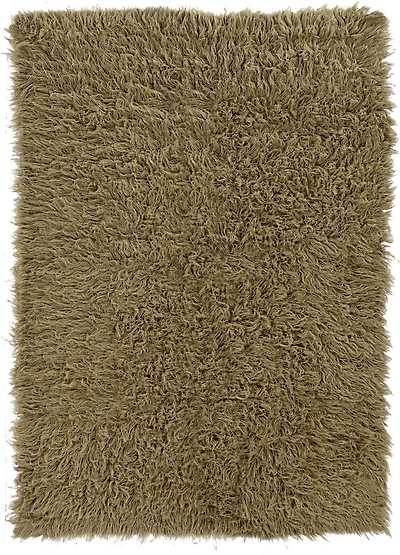 New Flokati 1400gr 5' x 8' Area Rug, Mushroom