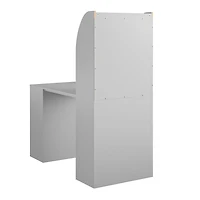 Ameriwood Home Tyler Kids Craft Desk, Dove Gray