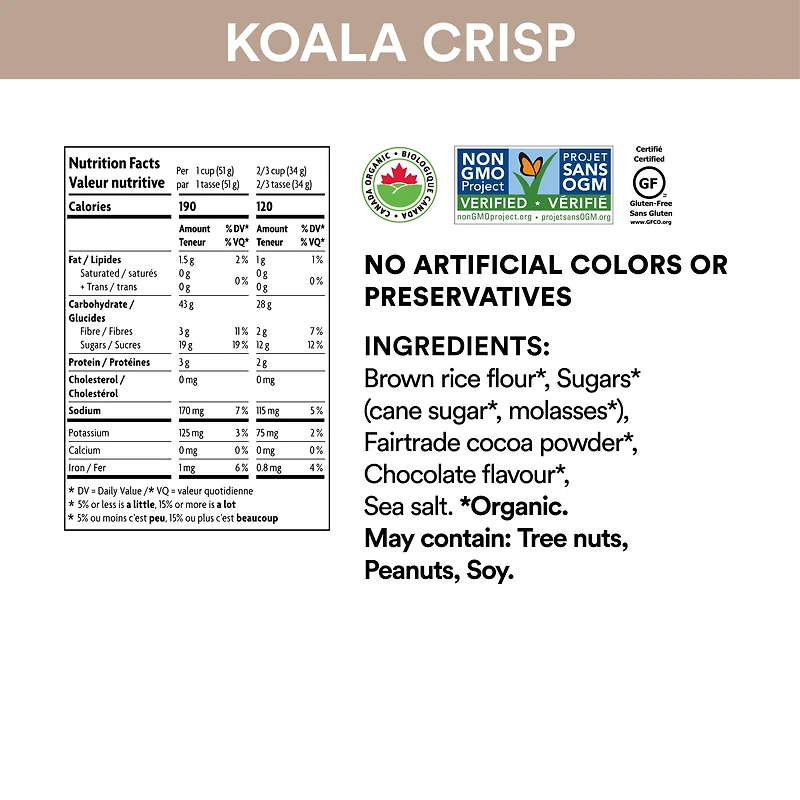 Nature's Path Envirokidz Gluten Free Koala Crisp Organic Cereal